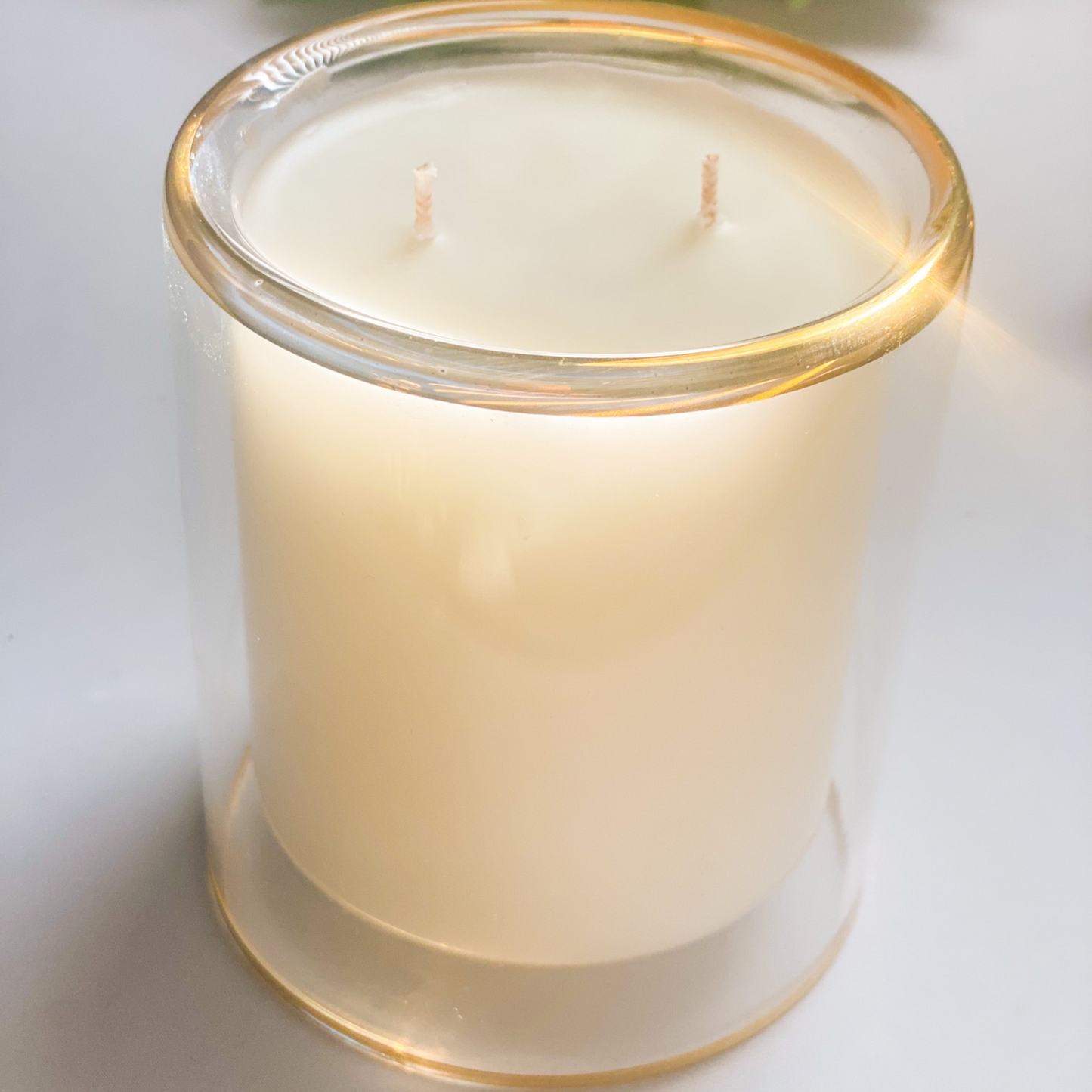 14k Gold Double Wall Candle