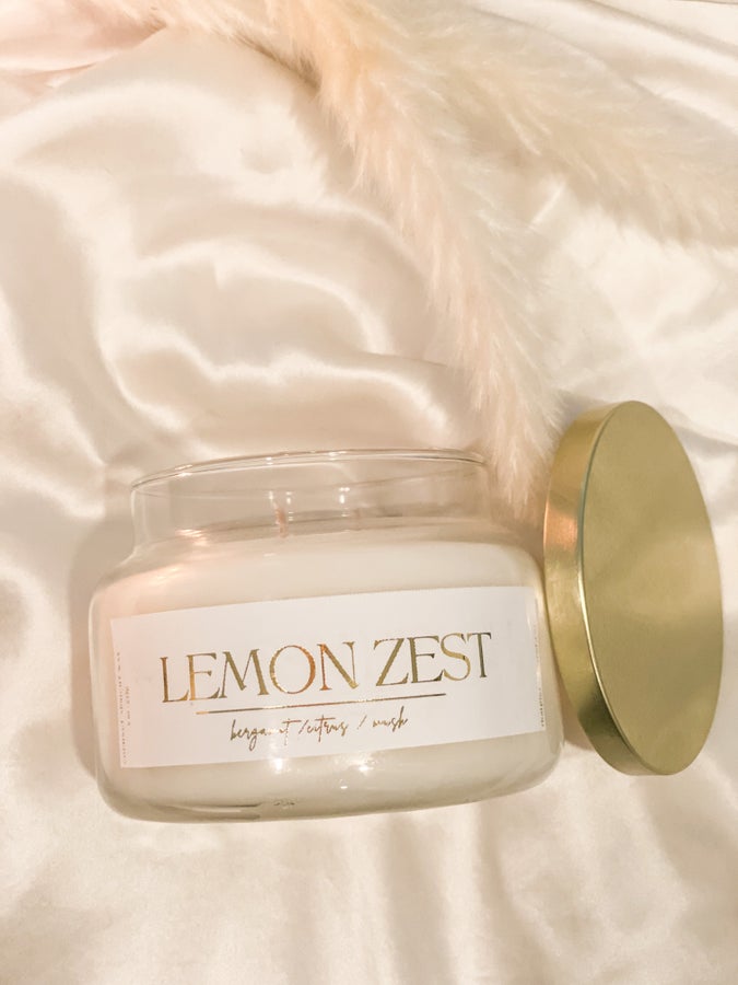 Lemon Zest Apothecary Candle